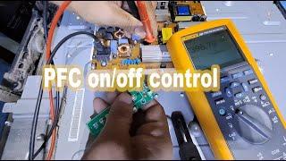 Installing a universal tv board and control the PFC