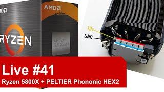 Ryzen 5800X refroidit par PELTIER Phononic HEX 2.0