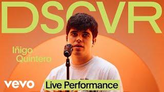 Iñigo Quintero - El Equilibrio (Live) | Vevo DSCVR