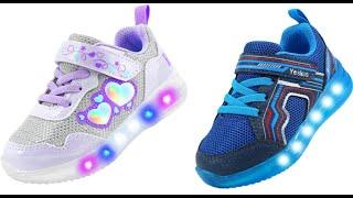 YESKIS Toddler's LIGHT UP Shoes | Safe, Fashionable Boys & Girls Shoes W No Laces | Best Kid Gifts