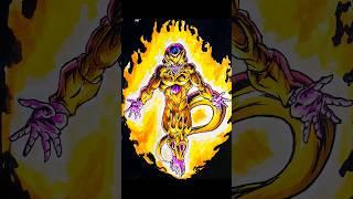 How to Draw Golden frieza  #shorts