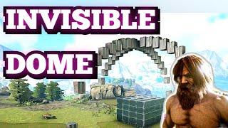 Invisible Vault Dome Defence, Stop Air Raids On Your Base! Ark Survival Evolved #arkbuilding