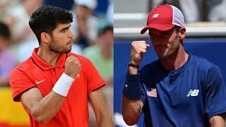 Carlos Alcaraz vs Tommy Paul: Paris Olympics 2024 | Quarter-final