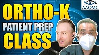 Ortho-K Class - Prepare your patient for wearing their #orthok lenses