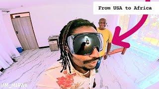 @Jamaicanuncle  HAS ARRIVED From USA to AFRICA !!!