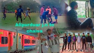 Alipurduar jn to chalsa,[ vlog ]. Pradip r v koch,#football