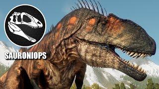 2 Sauroniops & 2 JPOG Carcharodontosaurus Breakout - JWE 2 Mods (4K 60FPS)