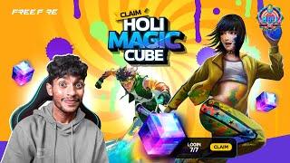 HOLI 2025 FREE MAGIC CUBE  Garena Free Fire