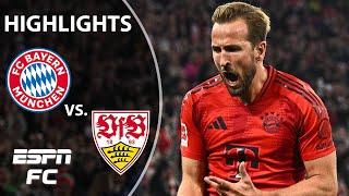  HARRY KANE HAT TRICK  Bayern Munich vs. VfB Stuttgart | Bundesliga Highlights | ESPN FC