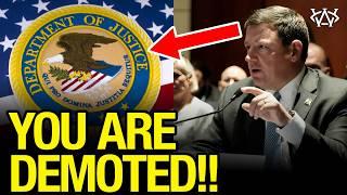 DOJ Prosecutors DEMOTED by Trump's New U.S. Attorney