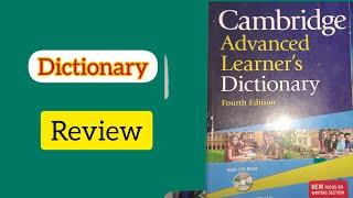 Cambridge English Dictionary | Book Review | Advanced Learner's Dictionary