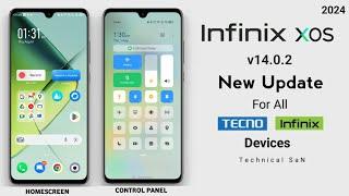 Infinix XOS 14 New Launcher Update for all Tecno & Infinix Devices