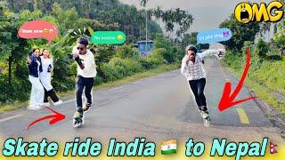 Skating with ​⁠@Indianskatershiva || Speed Skating with crazy reaction #brotherskating