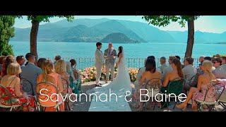 Trailer Savannah & Blaine Wedding at Villa Cipressi, Varenna Lake Como in Italy