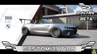 Racing Master BETA | BMW Z4 35iS  - Customization