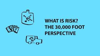 What is Risk?  A 30,000 foot perspective