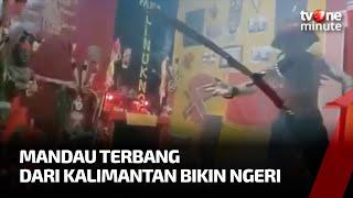 Suku Dayak Kalimantan Perlihatkan Kesaktian Mandau Terbang, Warganet: Ketar Ketir Gak Tuh I tvOne