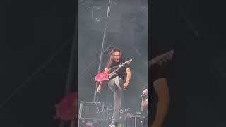 Herman Li Breaks Guitar Onstage