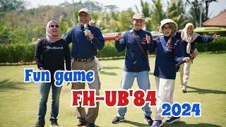 Senam pagi dan Fun game FH-UB'84 di Shanaya ( Reuni 2024 Part 2)