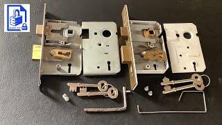 373. How to pick basic Legge mortice lever locks - Legge 2 and 3 lever sashlocks picked differently