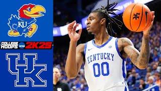 Kansas vs Kentucky l College Hoops 2K25 Simulation