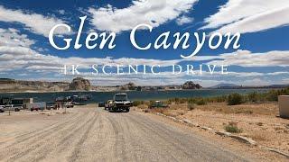 4K Scenic Drive - Glen Canyon National Recreation Area in Lake Powell between Utah and Arizona