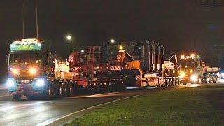 This super load transport is heading for London with a police escort  