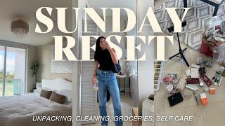 RESET WITH ME at home in Miami | unpacking, groceries, and laser hair removal!