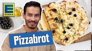 Pizzabrot | Einfaches Pizzabrot Rezept