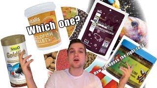 Fancy Goldfish food comparison! Must watch!