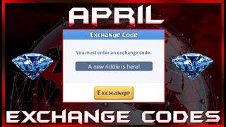 April Exchange Codes + new riddle! | Hero Clash