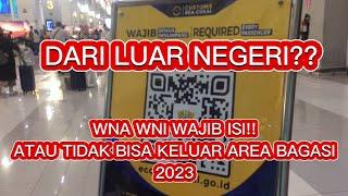 CARA MUDAH MENGISI CUSTOMS DECLARATION(E-CD) SAAT MASUK INDONESIA