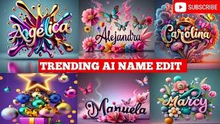 How to create the trending AI name edit/ Ideogram AI