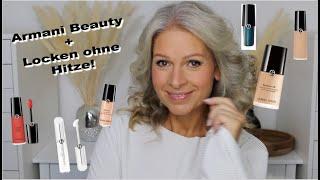 Locken ohne Hitze 2024 sooo seidig! und feines Armani Make up I Mamacobeauty