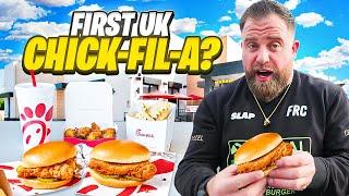 First EVER Chick-Fil-A In The UK! Is It Any Good?