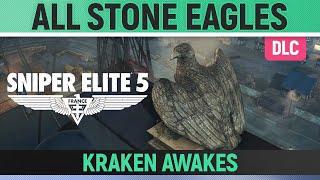 Sniper Elite 5 - Kraken Awakes - All Stone Eagle Locations  DLC 5