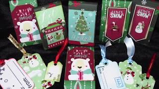 Pouch For Christmas Tags (Papercrafting Tutorial)