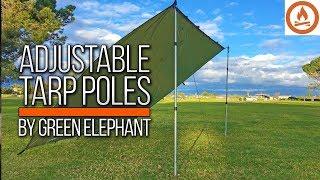 Adjustable Tarp / Tent Poles from Green Elephant