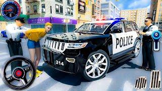 US Police Car Transporter Driving - Police Trailer Truck Driver Simulator 3D - Android GamePlay