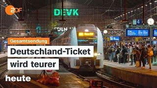 heute 19:00 Uhr vom 23.09.2024 D-Ticket wird teurer, israelische Angriffe Libanon, Brandenburg-Wahl