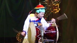 Amazing Kid Drummer: Playing Korean Janggu!