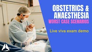 Obstetrics and anaesthesia - Live anaesthesia exam demo viva