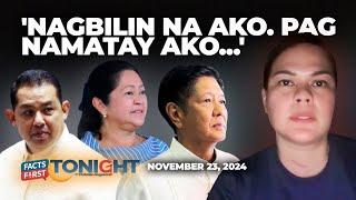 VP Sara Duterte pinagmumura sila BBM, Liza Marcos, Speaker Romualdez