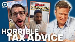 Financial Advisors React to Horrible Tax Advice on TikTok