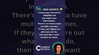  Top 10 Worst Federal Resume Advice: Bad Advice #10 Revealed! 