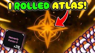 I ROLLED 'ATLAS' AURA Using 28 HEAVENLY POTIONS In ERA 9 Of ROBLOX SOL'S RNG!