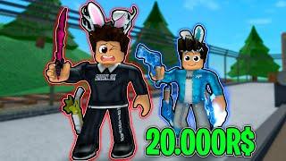 1 VS 1 gegen meinen BRUDER in Murder Mystery 2 für 20.000 ROBUX!