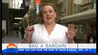 The Savvy Shopaholic on channel 9 TODAY - Shop the city