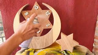 Great Woodworking Ideas - Design a wall clock ideas from Christmas trees and white snow