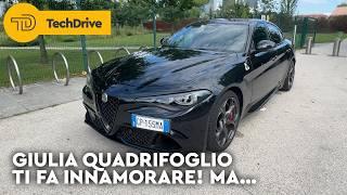 ALFA GIULIA QUADRIFOGLIO. L'auto DEFINITIVA? | TEST DRIVE Pro e Contro